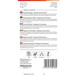 Mak wschodni Beauty of Liwer - czerwony, strzępiony