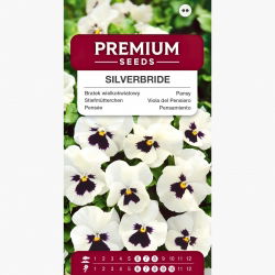 Bratek wielokwiatowy - biało-czarny - 400 nasion