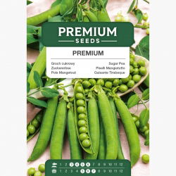 Groszek Premium - cukrowy, bardzo wczesny