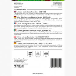 Sałata gruntowa - mieszanka NA TAŚMIE