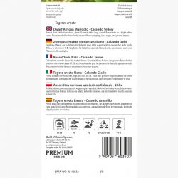 Aksamitka wzniesiona karłowa Calando - żółta