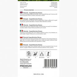 Petunia Superbissima Rosea - olbrzymie kwiaty do 16 cm