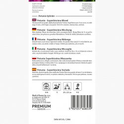 Petunia Superbissima Mix - olbrzymie kwiaty do 16 cm