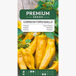 Papryka Corno di Toro Giallo - słodka, żółta