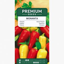 Papryka Monanta - spiczasta, czerwona, żółtoczerwona lub żółta, gruntowa i do tuneli