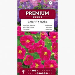 Nasturcja większa Whirly Bird Cherry Rose