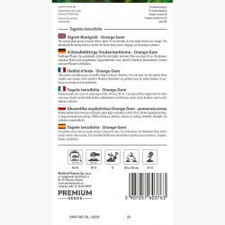 Aksamitka wąskolistna pomarańczowa - 600 nasion