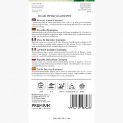 Kapusta brukselska Casiopea - 640 nasion