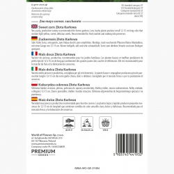 Kukurydza cukrowa Złota Karłowa - 120 nasion