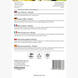 Kukurydza pękająca Płomyk - 200 nasion