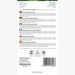 Pietruszka Konika - średnio wczesna - 3000 nasion