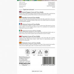 Papryka Corno di Toro Giallo - słodka, żółta