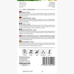 Bratek wielkokwiatowy - karminoworóżowy z plamą Claret - 400 nasion