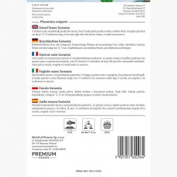 Fasola Sonesta - szparagowa żółta, bardzo smaczna i odporna - 250 nasion