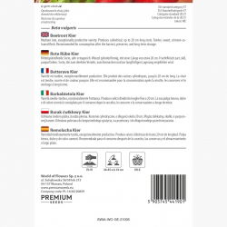 Burak ćwikłowy Kier - cylindryczny, długi - 500 nasion