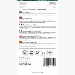 Kapusta głowiasta biała Zora - bardzo wczesna, 60 dni do zbioru