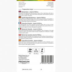 Nasturcja wysoka Jewel of Africa - o ozdobnych liściach