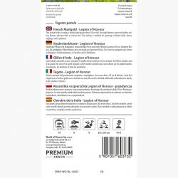 Aksamitka rozpierzchła pojedyncza Legion of Honour