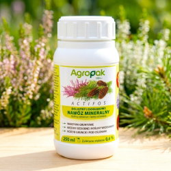 Actifos - nawóz dolistny i doglebowy, uzupełniający braki azotu i mikroelementów - Agropak - 250 ml