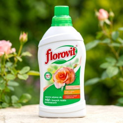 Nawóz do róż i innych roślin kwitnących - Dłuższe kwitnienie! - Florovit - 1 litr