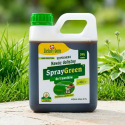 Nawóz dolistny do trawników - uzupełnienie do konewki - Zielony Dom - 950 ml