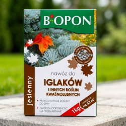 Nawóz jesienny do roślin iglastych - Biopon - 1 kg