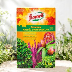 Nawóz jesienny uniwersalny - szybszy start roślin wiosną - Florovit - 1 kg