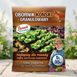 Ekologiczny obornik koński - granulowany - Florovit - 5 litrów