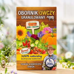 Ekologiczny obornik owczy - granulowany - Florovit - 1 litr