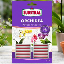 Pałeczki do orchidei - wzbogacone żelazem i witaminami - Substral - 10 sztuk