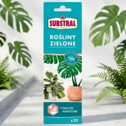 Pałeczki nawozowe do roślin zielonych Vital Activ - Substral - 30 sztuk