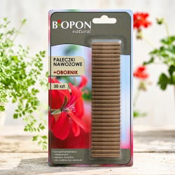 Pałeczki nawozowe z naturalnym obornikiem - bezzapachowe - Biopon - 30 szt.