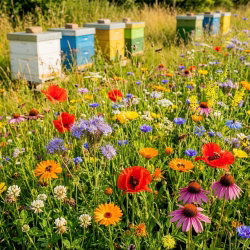 Rośliny miododajne - mieszanka bylin na tereny suche - 10 kg