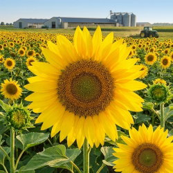 Słonecznik ozdobny Sunspot - karłowy - nadaje się do uprawy na dopłaty - 100 gram