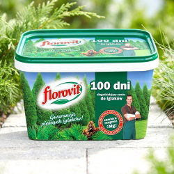 Długodziałający nawóz do iglaków - 100 dni - Florovit - 4 kg
