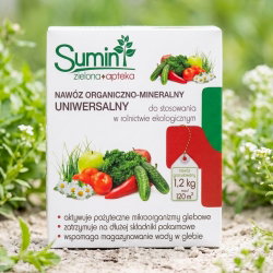 EKO nawóz uniwersalny - organiczno-mineralny - makro i mikroelementy + kwas humusowy - Sumin - 1,2 kg