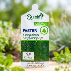 Faster Adiuwant - zwiększa skuteczność środków ochrony roślin i nawozów dolistnych - Sumin - 10 ml