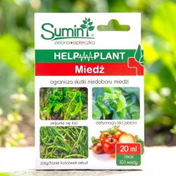 Help Plant Cu - na odporność rośliny na patogeny, nekrozę liści i pędów - Sumin - 20 ml