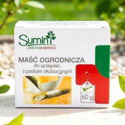 Maść ogrodnicza z opaską na rany drzew i krzewów Sumin - 60 g