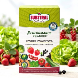 Nawóz do owoców i warzyw - Performance Organics - 100% Naturalny - Substral - 0,75 kg