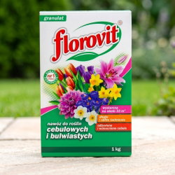 Nawóz do roślin cebulowych i bulwiastych - długie i obfite kwitnienie - Florovit - 1 kg