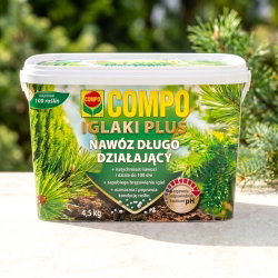 Nawóz długo działający działający do iglaków - Iglaki Plus - Compo - 4,5 kg