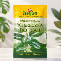 Nabłyszczająca ściereczka do liści - czyści i nawozi!