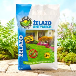 Żelazo - antymech - najbardziej skuteczny nawóz na mech - Ogród-Start - 5 kg