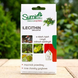Lecithin - na choroby róż, tui i innych roślin ozdobnych. Zwalcza mączniaka prawdziwego i inne choroby - Sumin - 6 g