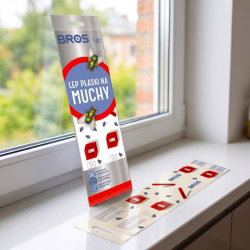 Lep płaski przeciw muchom i innym owadom latającym - działa 12 miesięcy - BROS