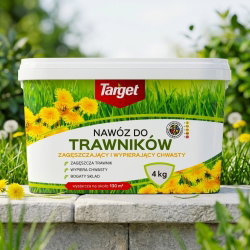 Zagęszczający nawóz do trawników - wypiera chwasty - Target - 4 kg