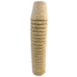 Okrągłe doniczki torfowe - 6 cm śr. - 20 sztuk