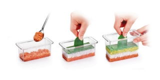 Foremki do formowania potraw - PRESTO FoodStyle - prostokąty - 3 szt.