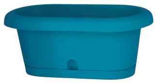 Zestaw balkonowy Lotos - turkusowy - 60 cm